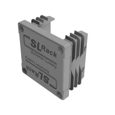 SL Rack Kunststoff-Endkappe 94640-06 für RAIL 40 | Photovoltaik Montagesystem | kompatibel | 40x40 mm | grau