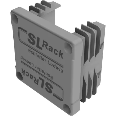 SL Rack Kunststoff-Endkappe 94640-06 für RAIL 40 | Photovoltaik Montagesystem | kompatibel | 40x40 mm | grau
