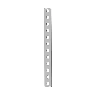 SL Rack Lochband Alu 91827-50 | Potentialausgleich Dach | 27x1,5 mm | Ø 6,75 mm | 50 m Rolle | Lochabstand 40 mm