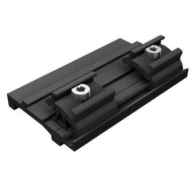 SL Rack Außenverbinder RAIL 3.0 86110-00 | Schienenverbinder Photovoltaik | Aluminium | 20 mm | schwarz eloxiert