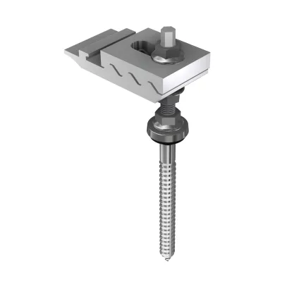 SL Rack Stockschraubenset 2.0 | M10x200 | Photovoltaik Tragschienen-Befestigung | Edelstahl | EPDM | höhenverstellbar