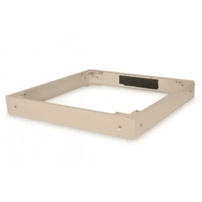 DIGITUS Sockel DN-19 PLINTH-8/8-1 | für 19 Zoll Netzwerkschrank | 800x800x100 mm | Stahl | grau RAL 7035