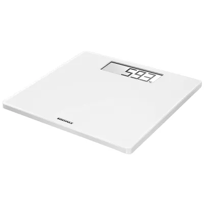 Soehnle Personenwaage Style Sense Safe 100 | digital | große LCD-Anzeige | extraflach | bis 180 kg | Weiß