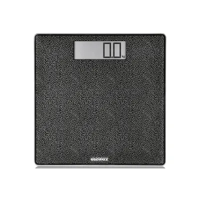 SOEHNLE Personenwaage 63885 Style Sense Comfort Coral | digitale Waage 180 kg | LCD-Anzeige | schwarz