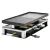Bild: Solis 3-in-1 Tischgrill 7911 | Raclette Grill für 10 Personen | 1500W | Wende-Grillplatte | Edelstahl/Aluminium | Silber