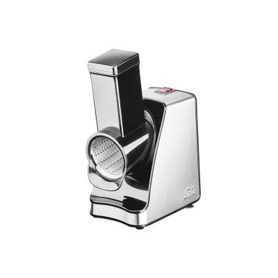 Solis Multizerkleinerer Slice & More 8401 | elektrischer Gemüseschneider | 350 Watt | 5 Trommeln | Edelstahl