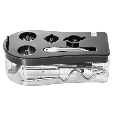 Solis Handmixer & Stabmixer 8371 | 400 Watt | 16 Geschwindigkeiten | Edelstahl-Aufsätze | Zubehörbox