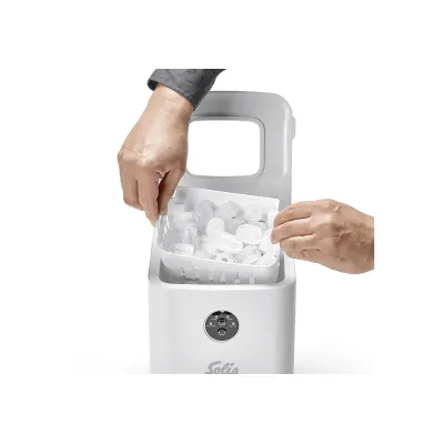 Solis Eiswürfelmaschine Ice Cube Express 8510 | 12 kg/24h | 1L Tank | 2 Eiswürfelgrößen | Schnell & selbstreinigend