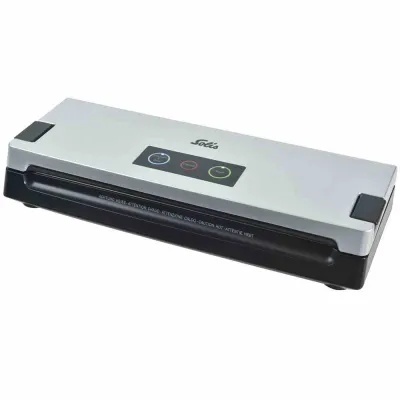 Solis Vac Smart 922.23 Vakuumierer | 120W | Edelstahl | regulierbar | Schlauchanschluss | 30cm | Silber