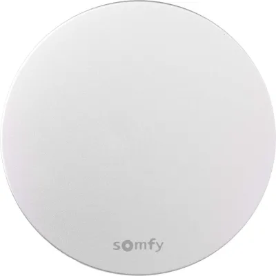 Somfy Funk-Innensirene 2401494 | 110 dB Alarm | Batteriebetrieben | Sabotageschutz | Drahtlos | Weiß
