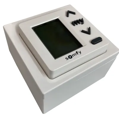 SOMFY Aufputzgehäuse 9028371 Chronis Uno | Kunststoff Thermoplast | 80x80x39 mm | schlagfest | IP20 | weiß RAL 9010