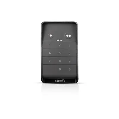 SOMFY Funk-Codetaster RTS 1870917 | Steuerbaustein für 2 Antriebe | Außenbereich | IP55 | anthrazit | 71,6x119,3x28,9mm