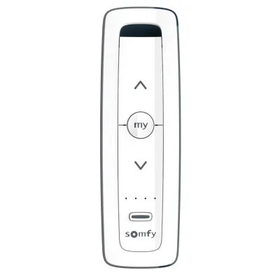 Somfy Funkhandsender 5-Kanal | Situo 5 io Pure II | 1870327 | 868 MHz | für Rollladen, Markisen, Smart Home | Weiß