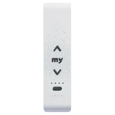 SOMFY Funkhandsender 1811728 Situo 5 Bi-radio io/RTS | 5-Kanal | 150m Reichweite | Rollingcode | IP30 | Pure Weiß