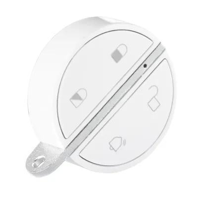 Somfy Keyfob Fernbedienung 2401489 | Funk-Fernbedienung für Home Alarm & One | automatische Unscharfschaltung | weiß