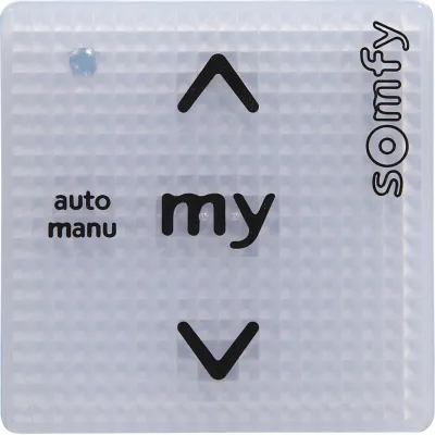 Somfy Smoove Uno IB+ 1811203 Motorsteuergerät 230V | Unterputz Touch-Taster | Rollladen, Jalousie, Markise | Weiß