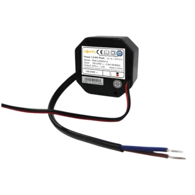 SOMFY Netzteil 1870274 Power 1,0 DC Flush | 230V auf 24V DC 1A | Unterputz Schaltnetzteil | IP20 | 51x49x25mm