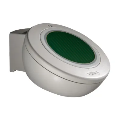Somfy Regensensor Ondeis 24V DC 9016344 | Kapazitiver Niederschlagssensor Regen & Schnee | IP44 | integrierte Heizung (B-Ware)