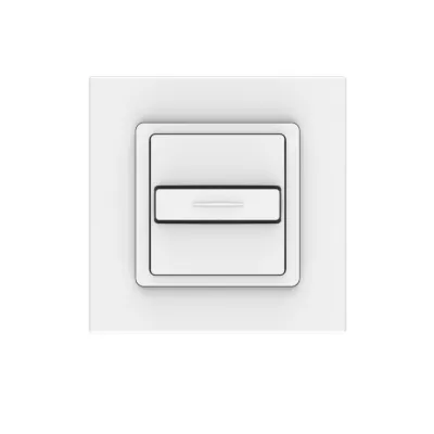 Somfy Schalter Smoove Uno 1800508 UP Jalousie-/Rollladensteuerung | AUF-AB-STOP | 230V | 1-polig | Rahmen | weiß