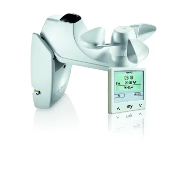 Somfy Soliris Smoove IB+ 1818319 Zentralsteuergerät | Jalousiesteuerung | Wind- & Sonnensensor | Weiß
