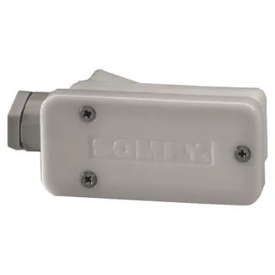 Somfy Sonnenfühler 9050100 | Helligkeitssensor animeo IB+ | Sonnensensor MC II | IP65 | 150° Erfassung | Außenbereich