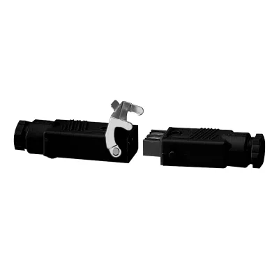 SOMFY Hirschmann Steckverbindung 9701566 Stak3 + Stas3 + Stasi3 | IP54 | 16A | Kit | Kunststoff | schwarz