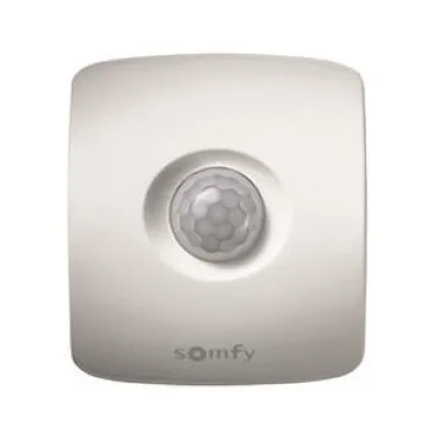 Somfy Bewegungsmelder TaHoma io 1811481 | Smart Home Infrarot Sensor | 104° | 8m | Innen | IP20 | weiß/grau