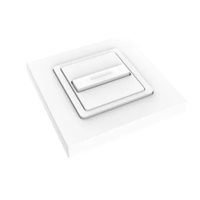 SOMFY Taster Smoove Uno VB IN 1800535 | Jalousieschalter UP | mechanischer Wippschalter | 230V 6A | weiß glänzend