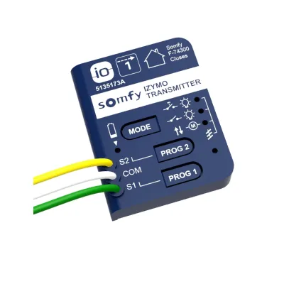 SOMFY Unterputz-Funksender io 1822609 | Smart Home Schalter | kompatibel mit TaHoma | 868 MHz | 2-Kanal | IP20