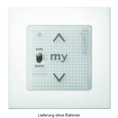 Somfy Funk-Jalousieschalter Smoove Uno A/M io 1811404 | Motorsteuergerät 230V AC | Unterputz | Smart-Home Ready | weiß