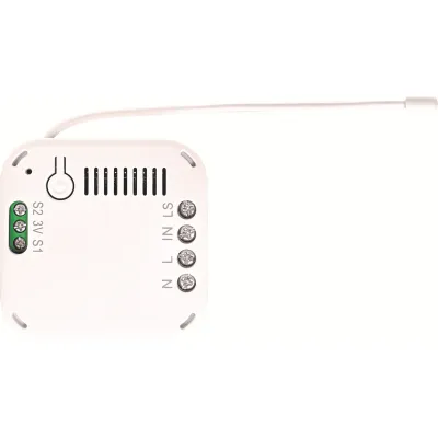 Somfy Z-Wave UP-Funkempfänger 1822487 | Unterputz | bidirektional | An/Aus Schalter für Licht | 230V | weiß