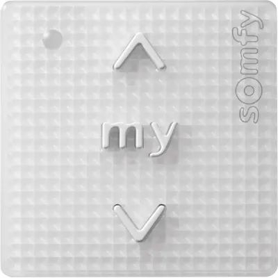 Somfy Zentraltaster Smoove Origin IB 1811272 | Zentralsteuerung IB-Bus | Unterputz | Weiß | Rollladen Jalousie Markise