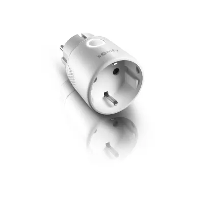 Somfy Funk-Zwischenstecker On/Off Plug io 1822618 | Smart Home Steckdose | TaHoma kompatibel | 1800W | weiß