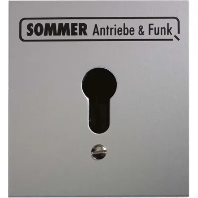 SOMMER Schlüsseltaster Unterputz S12764-00001 | 5005V000 | 1-Kontakt | IP54 | Edelstahl | ohne Zylinder | Metallgehäuse