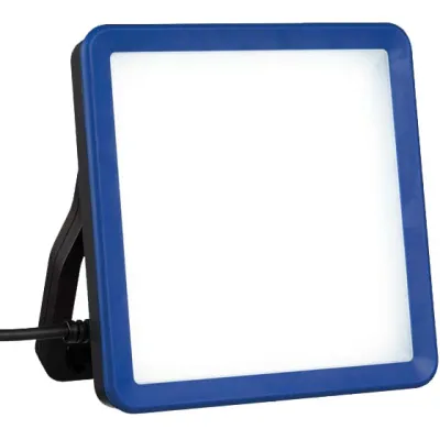 SONLUX LED-Arbeitsleuchte 4000 lm | 40 W | IP54 | 2 Steckdosen | 5m Kabel | anthrazit/blau