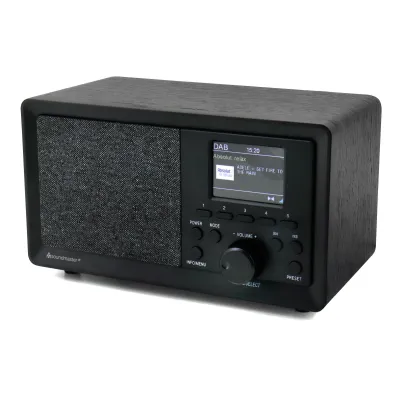 Soundmaster Radio DAB350SW | DAB+ UKW-RDS | Farbdisplay 6,1 cm | USB-MP3 | Wecker | Schwarz