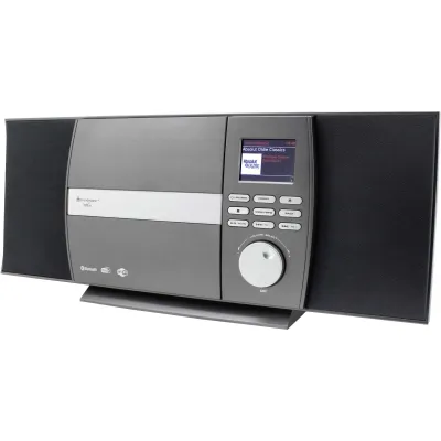 Soundmaster Stereoanlage ICD1010AN | Internetradio WLAN | DAB+ | CD-Player | Bluetooth | USB | App-Steuerung | Anthrazit