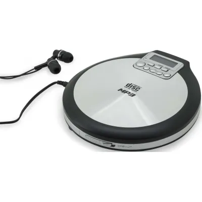 Soundmaster Tragbarer CD/MP3-Player CD9220 | Discman mit ESP Anti-Shock | X-Bass | Netz-/Batteriebetrieb