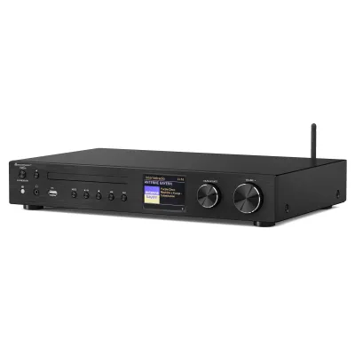 Soundmaster HiFi-Komplettsystem ICD4350SW | Internetradio WLAN/LAN | DAB+ UKW RDS | CD-Player | Bluetooth | USB