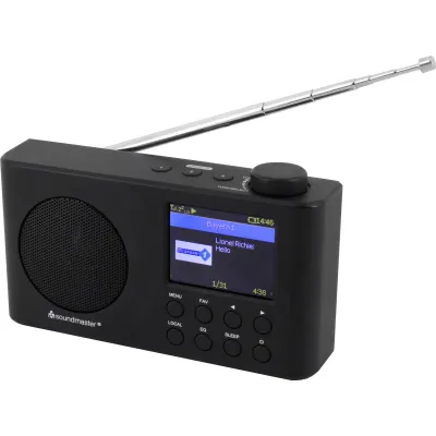 Soundmaster Internetradio IR6500SW | tragbares Digitalradio | DAB+ | UKW | WLAN | Bluetooth | Akku | 150 Sender
