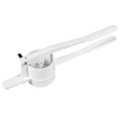 WESTMARK Spätzlepresse 6110223W | Kartoffelpresse aus Aluminium, Rundloch, 41 cm, spülmaschinengeeignet, weiß