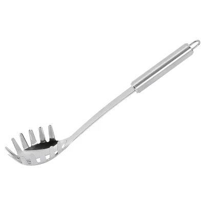 my basics Spaghettilöffel 18/8 | Edelstahl | 31 cm Länge | Servierlöffel für Pasta | silberfarben