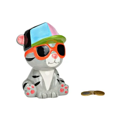 Spardose Katze 11x16x10cm