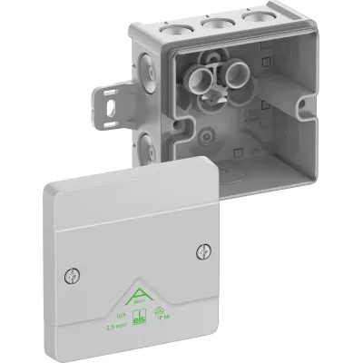 Spelsberg Abzweigkasten Abox 025 AB-L 80240101 | IP66 | 87x87x52 mm | 2,5 mm² | Kunststoff | grau | halogenfrei
