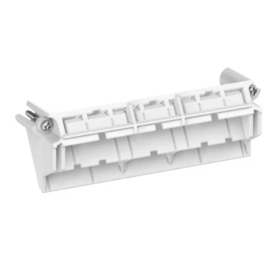 Spelsberg Klemmenhalter Abox 100 KH 221 6² | Zubehör für Wago 221-613 | bis 6 Klemmen | Montagehalterung | lichtgrau