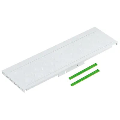 Spelsberg Einführungsflansch GFL 411-m | IP44 | metrisch | Kunststoff | 440x119mm | 1x M40/M32 | 16x M25/M20