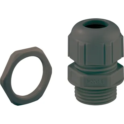 Spelsberg Kabelverschraubung KVR M20-MGM/sw | M20 x 1,5 mm | IP68 | Zugentlastung | Polyamid | 6-12 mm | schwarz