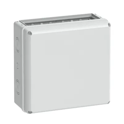 Spelsberg Leergehäuse AK-F 14 L-g 73351001 | Wandgehäuse IP65 Aufputz | 315x300x147 mm | Kunststoff grau