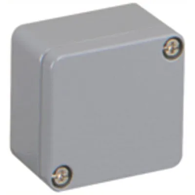 Spelsberg Leergehäuse AL 55-3 | Aluminium Gehäuse IP66 | 50x45x30 mm | pulverbeschichtet | grau RAL 7001