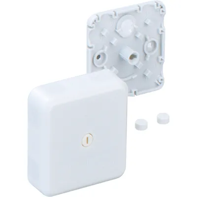 Spelsberg Verbindungsdose AP 7-L 31560701 | Abzweigdose IP30 | 78x78x27mm | 2,5mm² | halogenfrei Kunststoff | weiß